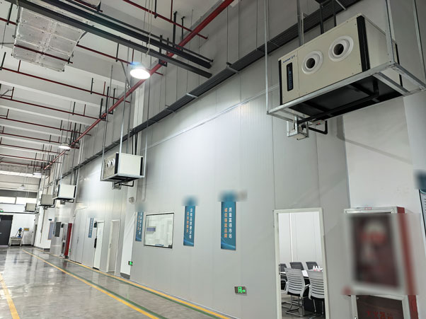 車間工業(yè)降溫，應(yīng)用蒸發(fā)冷省電空調(diào)-臥式射流空調(diào)機組
