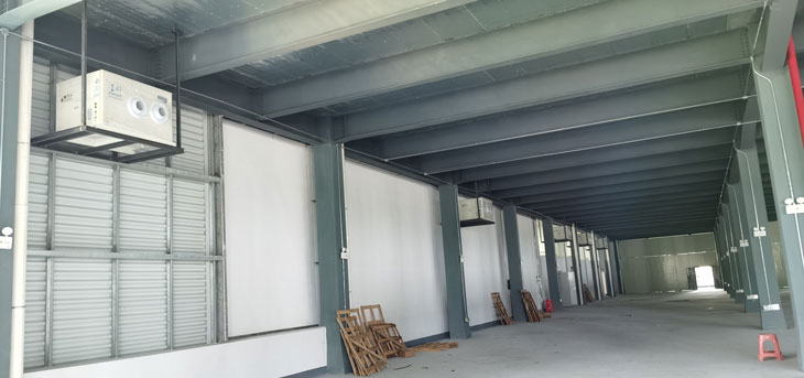 常州車間降溫，選用蒸發(fā)冷省電空調(diào)-臥式射流空調(diào)